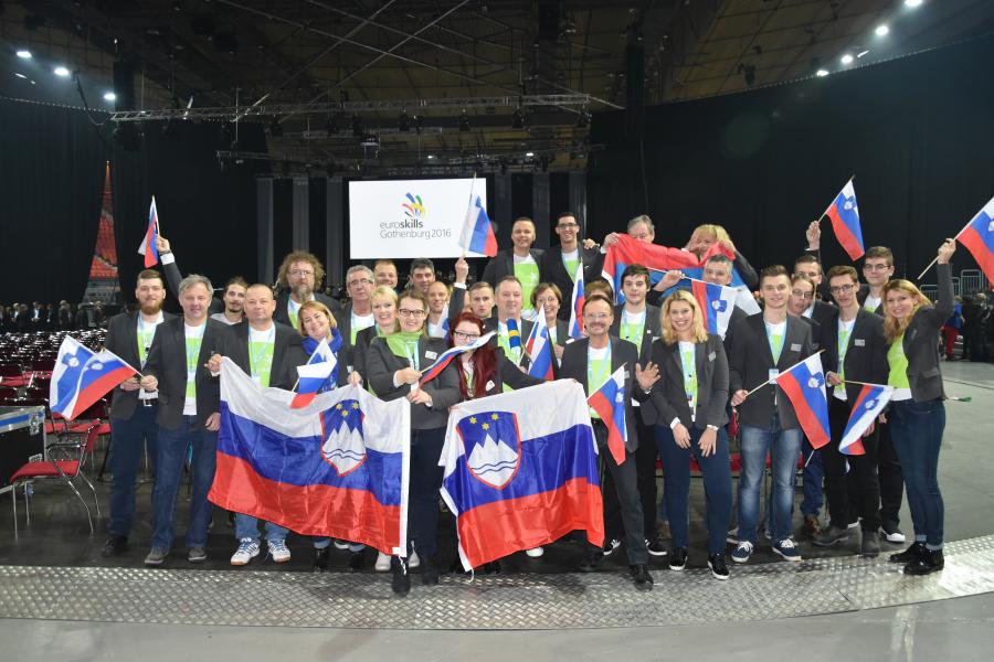 Slovenska ekipa EuroSkills 2016